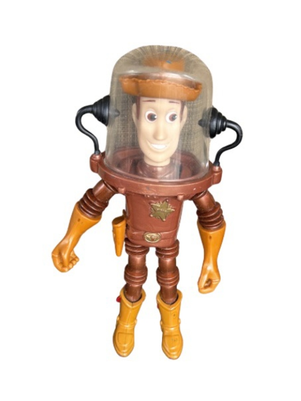 Disney Pixar Sheriff Woody in Bronze Space Suit